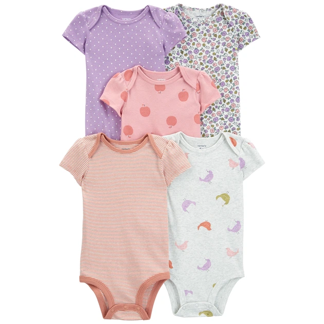 Комплект боди Carter's 5в1 для девочки 55-61 см (1R885510_3M) - Фото 1 Комплект боди Carter's 5в1 для девочки 55-61 см (1R885510_3M) - изображение 1