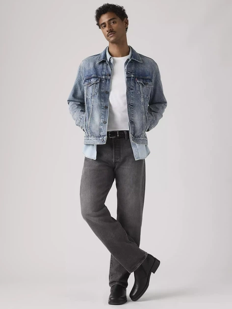 Джинси Regular Fit чоловічі Levi`s 501 Relaxed 0057V-0009 W29L32 Сірі (5401187874036) - зображення 4