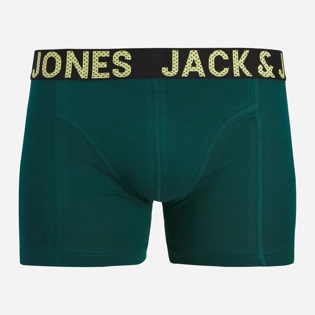 Набор трусов боксеров мужских хлопковых Jack & Jones 423897-99(Deep Teal) M 3 шт Разноцветный (5715829326938) - изображение 2
