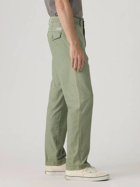 Брюки чоловічі Levi`s Xx Chino Authentic Rlx A5753-0098 W33L32 Оливкові (5401187834474) - зображення 3