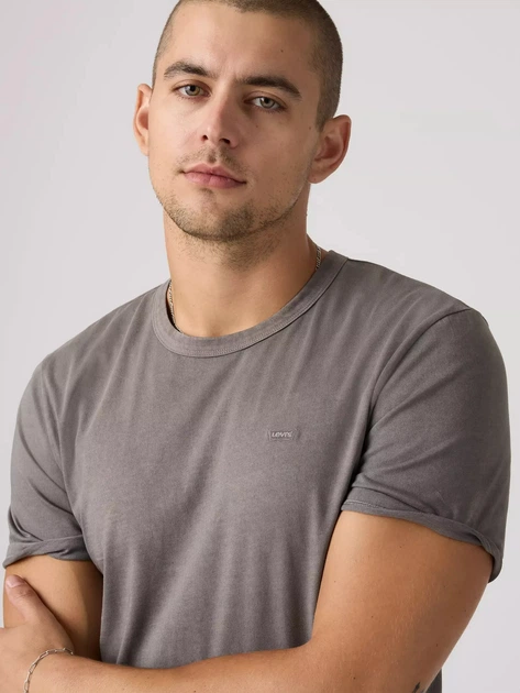 T-shirt męski bawełniany Levi`s Original Tee 005GX-0007 L Szary (5401187811260) - obraz 4