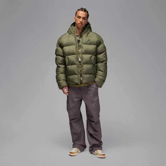 Куртка мужская Jordan M J Brk Puffer Jkt S Оливковий HV0532-222 - изображение 7
