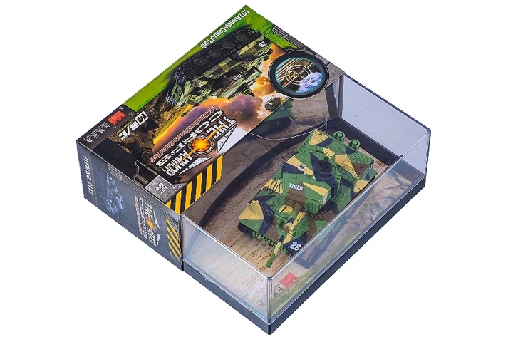Танк на радиоуправлении 1:72 GWT Tiger 2117 (хаки зеленый) - Фото 6 Танк на радиоуправлении 1:72 GWT Tiger 2117 (хаки зеленый) - изображение 6