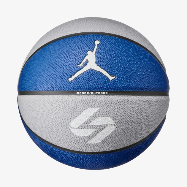 Баскетбольный мяч Jordan All Court 8P L Doncic Deflated Game Royal/Black/Black/White 07 7 Комбінований J.101.3251.451.07 - изображение 3