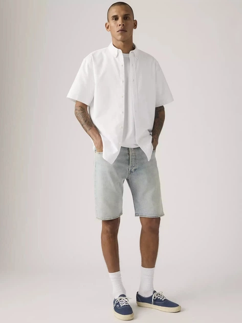 Spodenki męskie jeansowe Levi`s 501 Original Shorts 36512-0280 36 Błękitne (5401187871837) - obraz 4