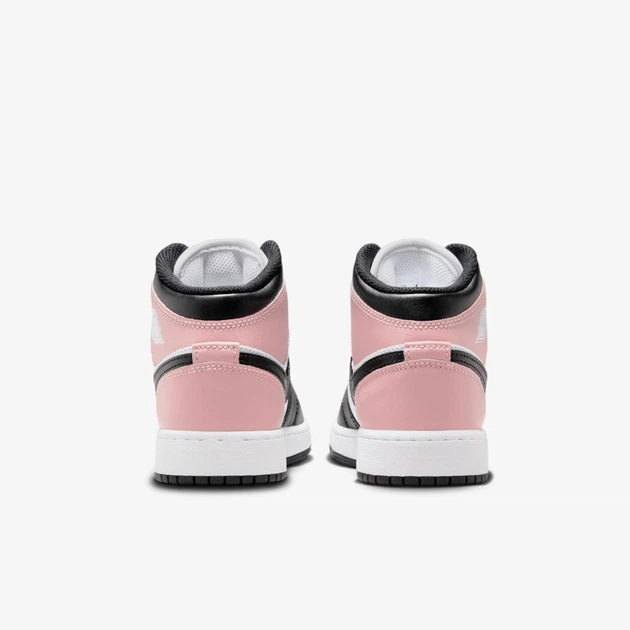 Кроссовки детские Jordan Air Jordan 1 Mid Black / Rust Pink (Gs) 38 Чорний / Рожевий DQ8423-100 - Фото 13 Кроссовки детские Jordan Air Jordan 1 Mid Black / Rust Pink (Gs) 38 Чорний / Рожевий DQ8423-100 - изображение 13