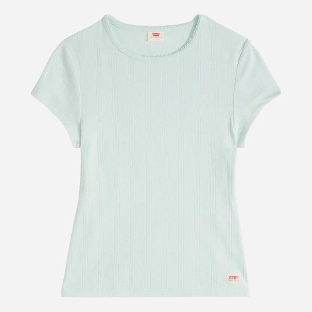 Футболка бавовняна жіноча Levi`s Dry Goods Tee 005IM-0006 M М'ятна (5401187817095) - зображення 5