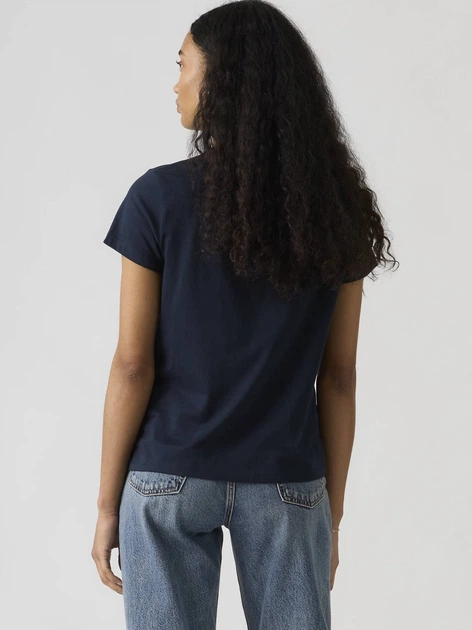 Футболка бавовняна жіноча Levi`s The Perfect Tee 17369-3434 S Темно-синя (5401030739529) - зображення 2