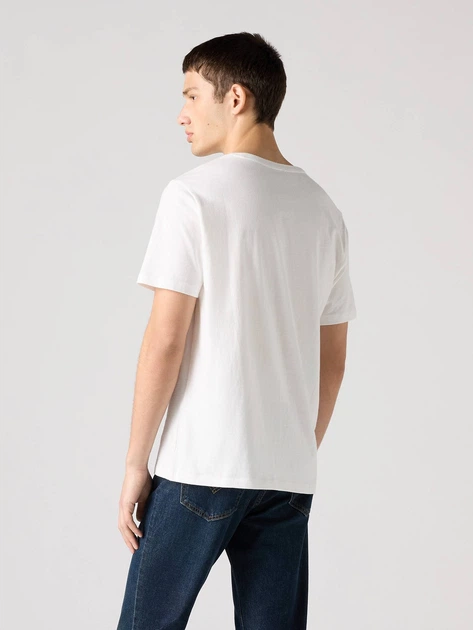 Футболка чоловіча Levi's Ss Original Hm Tee 56605-0000 L White + Jer (5400599133793) - зображення 2