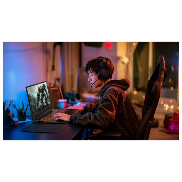 Ноутбук Acer Nitro V 16 ANV16-61 16" WUXGA IPS, AMD R9-365, 32GB, F1TB, NVD5070-8, Lin, черный - изображение 9