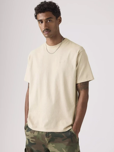 Футболка бавовняна довга чоловіча Levi`s Red Tab Vintage Tee A0637-0197 M Бежева (5401030729803) - зображення 3