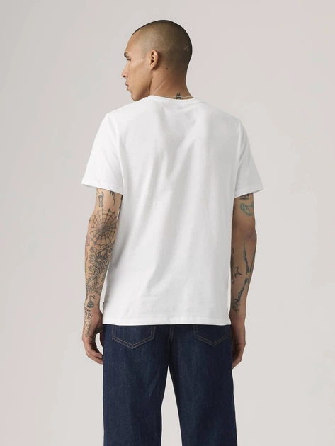 Koszulka męska bawełniana Levi's Sportswear Logo Graphic 39636-0000 M Biała (5400537534354) - obraz 2
