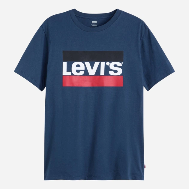 Футболка бавовняна довга чоловіча Levi`s Sportswear Logo Graphic 39636-0003 M Темно-синя (5400537534385) - зображення 5