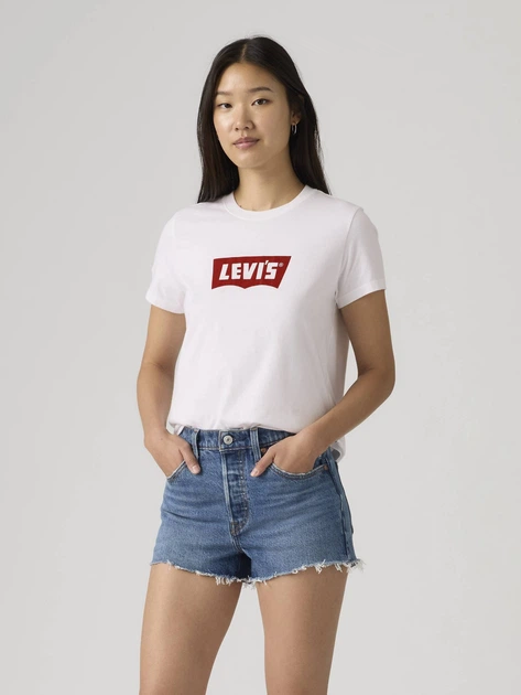 Футболка бавовняна жіноча Levi`s Gr Favorite Tee 005GV-0024 XS Біла (5401187852027) - зображення 3