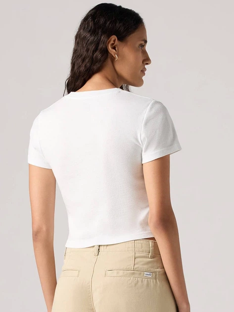 Футболка бавовняна коротка жіноча Levi`s Gr Essential Sporty Tee A8798-0043 L Біла (5401157976746) - зображення 2