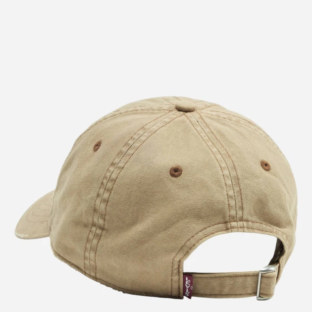 Czapka z daszkiem męska Levi`s Ls Monogram Cap 004BS-0006 One Size Beżowa (5401030718104) - obraz 3