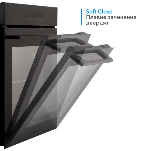 Духова шафа електрична ELEYUS EMMA 6010 BL STL - зображення 6