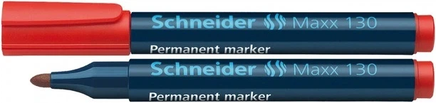 Маркер перманентний Schneider MAXX 130 червоний 2-3 мм конусоподібний (S113002) - Фото 1 Маркер перманентний Schneider MAXX 130 червоний 2-3 мм конусоподібний (S113002) - зображення 1