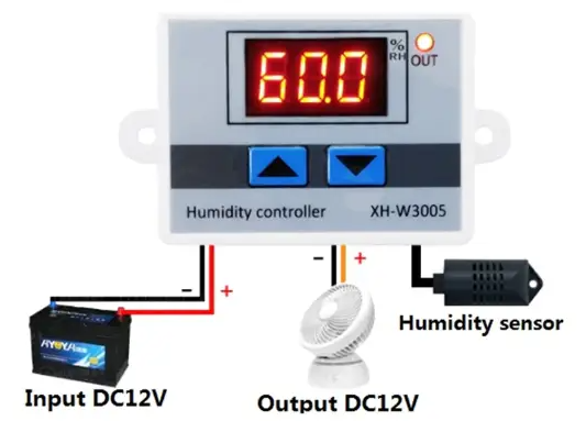 Влагорегулятор цифровой XH-W3005(DC12V ) - изображение 5