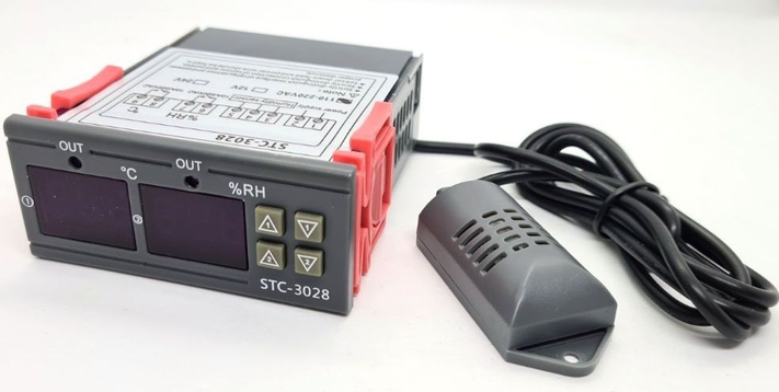 Регулятор температуры и влажности STC-3028 220В - изображение 4
