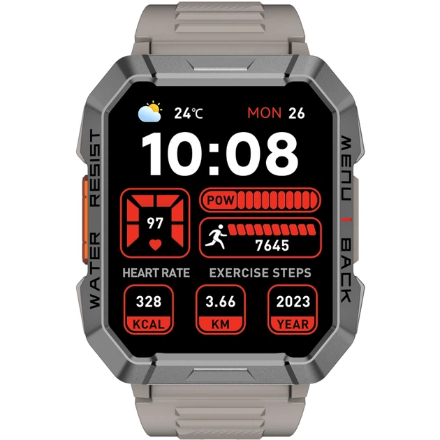 Смарт-годинник Blackview W60 2,01" 900 мАг IP68 Grey (538247C91375) - Фото 2 Смарт-годинник Blackview W60 2,01" 900 мАг IP68 Grey (538247C91375) - зображення 2