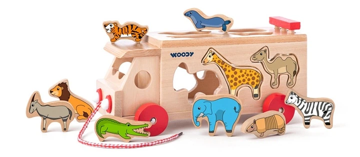 Набір WoodyLand вантажівка з сортером 91199 11998 (8591864911998) - зображення 2