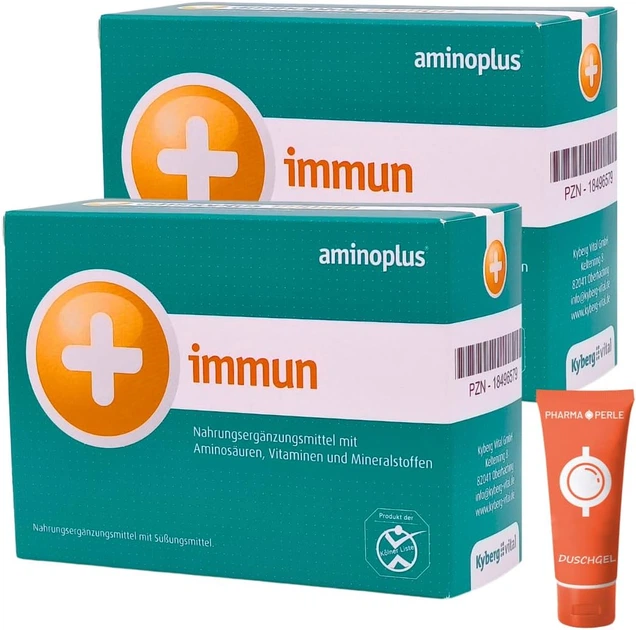 Амінокислоти, вітаміни та мінерали Aminoplus Immune - 2 x 7 пакетиків - зображення 2