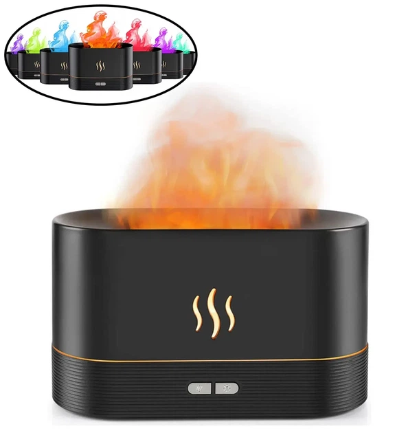 Увлажнитель воздуха Flame Aroma Diffuser мини увлажнитель воздуха Белый - изображение 12