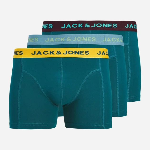 Набор трусов боксеров мужских хлопковых Jack & Jones 421346-99(Blue Coral) 2XL 3 шт Разноцветный (5715829327683) - Фото 1 Набор трусов боксеров мужских хлопковых Jack & Jones 421346-99(Blue Coral) 2XL 3 шт Разноцветный (5715829327683) - изображение 1