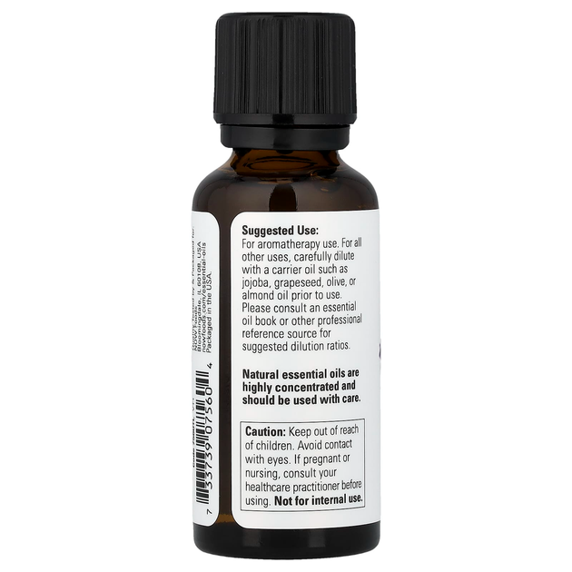 Ефірна олія лаванди NOW Foods, Essential Oils "Lavender" 100% чиста лавандова олія (30 мл / 1 рідк. унція) - зображення 3