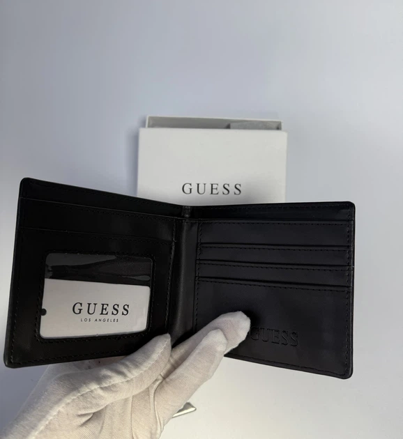 Guess Кошелек мужской Чорного цвета, Guess кошелек на подарок Чорний - Фото 5 Guess Кошелек мужской Чорного цвета, Guess кошелек на подарок Чорний - изображение 5