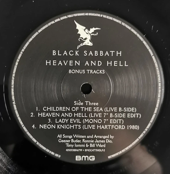 Black Sabbath - Heaven And Hell (2 пластинки, Альбом, Переиздание, Ремастеринг) - Фото 7 Black Sabbath - Heaven And Hell (2 пластинки, Альбом, Переиздание, Ремастеринг) - изображение 7