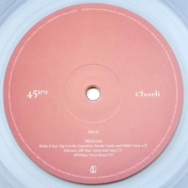 Charli XCX - Charli (2 пластинки, Прозрачный, 45 об/мин, Альбом) - Фото 8 Charli XCX - Charli (2 пластинки, Прозрачный, 45 об/мин, Альбом) - изображение 8