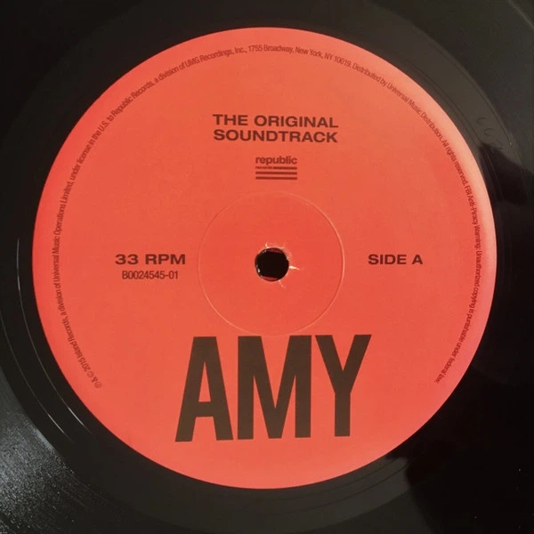 Amy Winehouse & Antonio Pinto - Amy (The Original Soundtrack) (2 пластинки, Альбом) - изображение 3