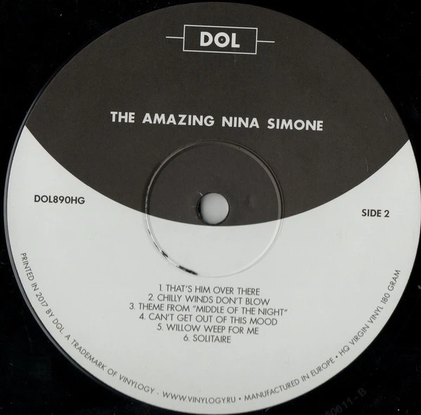 Nina Simone - The Amazing Nina Simone (180 грам, Розкладна обкладинка, Альбом, Перевидання) - Фото 5 Nina Simone - The Amazing Nina Simone (180 грам, Розкладна обкладинка, Альбом, Перевидання) - зображення 5