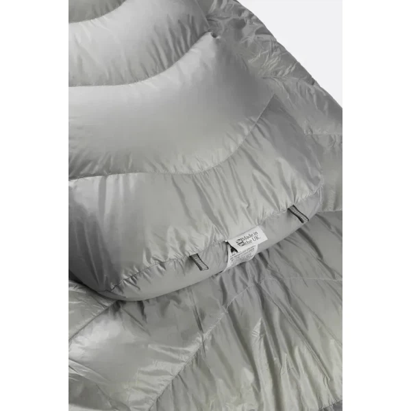 Спальник Rab Mythic 600 Regular Cloud Grey L левый (1033-RB QSI-46-CLO-REG-LZ) - изображение 6