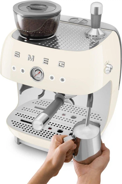 Ріжкова кавоварка еспресо SMEG EGF03CREU - зображення 6