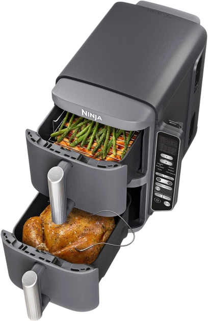 Мультипечь (аэрофритюрница) NINJA Double Stack XL 2-Level Hot Air Fryer SL451EU - изображение 5