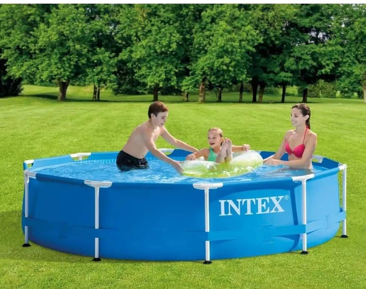 Бассейн каркасный Intex круглый 305х76 см 4485 л Синий (28200) - изображение 3
