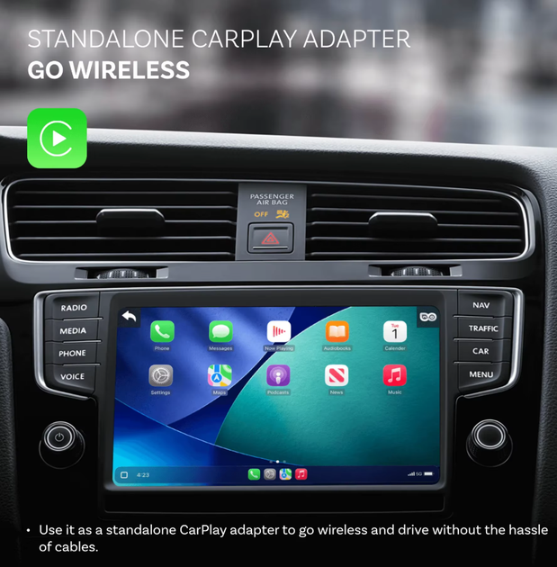 Cabin Care беспроводной CarPlay адаптер с камерой заднего сиденья - изображение 8