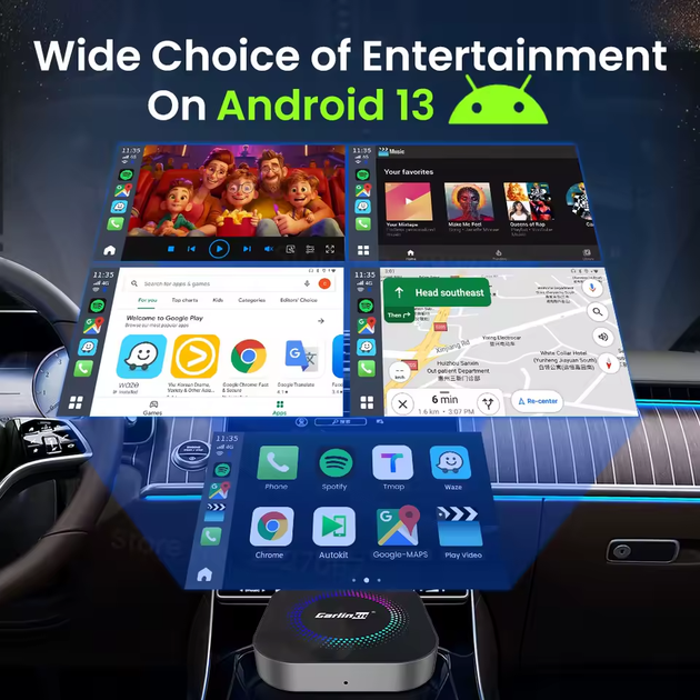 Приставка в авто CarlinKit S2F Tbox просмотр YouTube через CarPlay 8/128ГБ - изображение 5