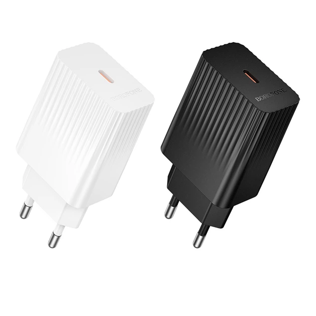 Сетевое Зарядное Устройство Borofone BAS73A 1USB-C PD/QC 20W Белый - изображение 2