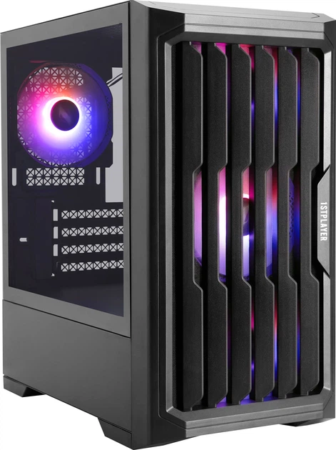 Корпус 1STPLAYER H2-BK-4F7 Black - изображение 2