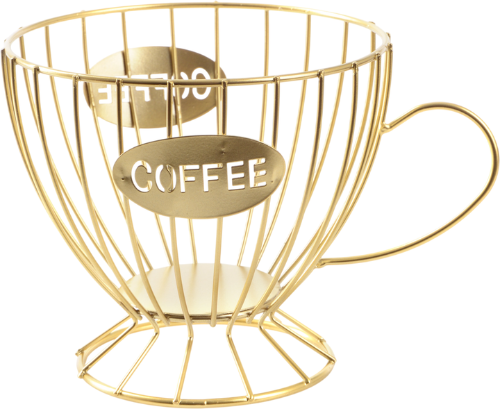 Фруктовница Viva Lacy Cup Gold 19.5x14x10.5 см (B090061) - Фото 1 Фруктовница Viva Lacy Cup Gold 19.5x14x10.5 см (B090061) - изображение 1