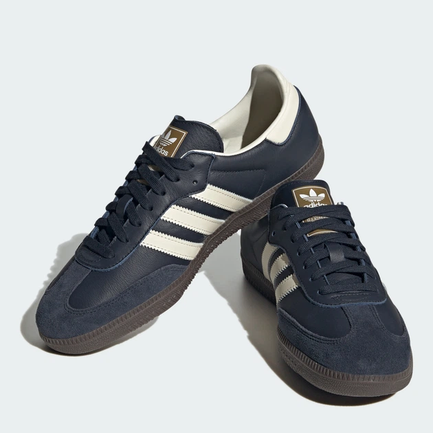 Мужские кеды кожаные низкие Adidas Samba Og ID2056 41.5 (7.5UK) 26 см Night Navy (4066755691500) - Фото 3 Мужские кеды кожаные низкие Adidas Samba Og ID2056 41.5 (7.5UK) 26 см Night Navy (4066755691500) - изображение 3