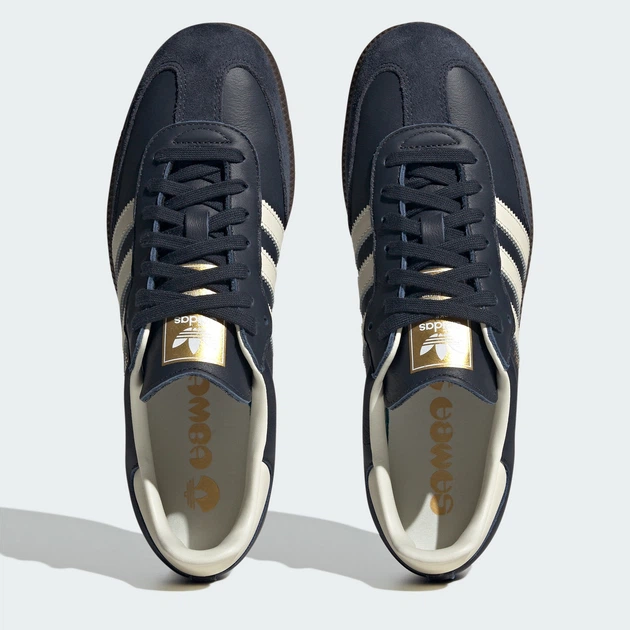 Мужские кеды кожаные низкие Adidas Samba Og ID2056 41.5 (7.5UK) 26 см Night Navy (4066755691500) - Фото 7 Мужские кеды кожаные низкие Adidas Samba Og ID2056 41.5 (7.5UK) 26 см Night Navy (4066755691500) - изображение 7