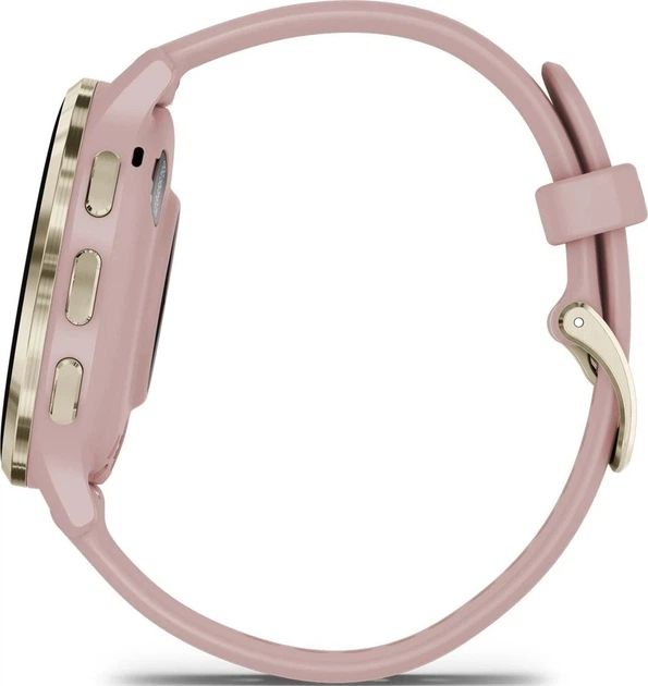 Смарт-годинник Garmin Venu 3S Soft Gold S. Steel Bezel w. Dust Rose Case and S. Band (010-02785-03/53) - зображення 5