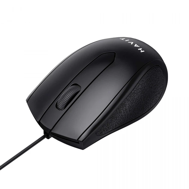 Дротова миша HAVIT MS80 USB Black - Фото 4 Дротова миша HAVIT MS80 USB Black - изображение 4