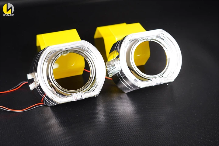Маски LM702 LED W для линз авто 3.0 дюйма Chrome (2 шт.) Lemarix (LM702-30X) - изображение 2