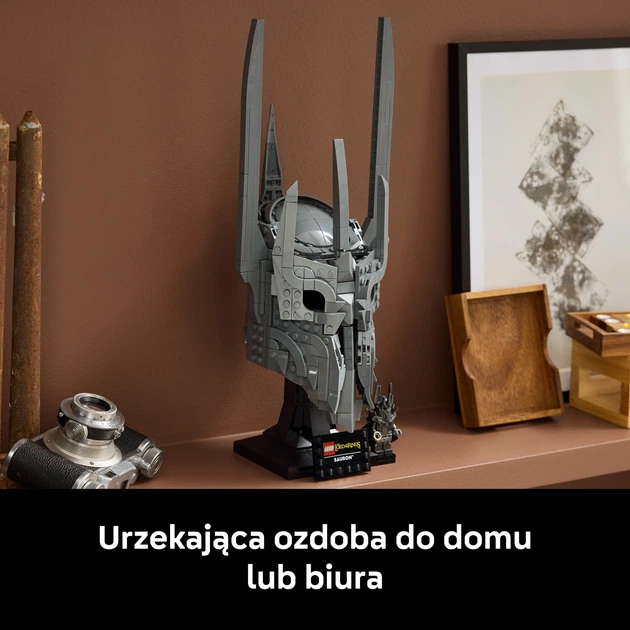 Конструктор LEGO Icons Володар перснів: шолом Саурона 538 деталей (11373) - зображення 7